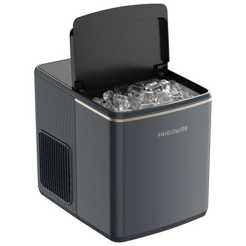 Frigidaire 26 lb Countertop Bullet Ice Maker with Touch Controls – Grey