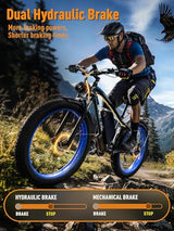 GAMVIRE V7 52V Electric Mountain Bike – Blue detail image 4