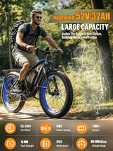 GAMVIRE V7 52V Electric Mountain Bike – Blue detail image 3