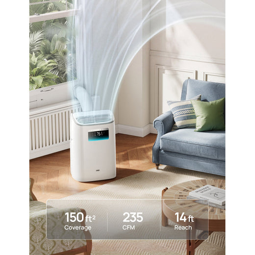 Dreo DR-HAC012S 8,000 BTU Smart Portable Air Conditioner – White