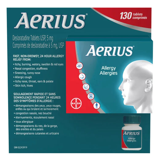Aerius Allergy Relief, 130 Tablets