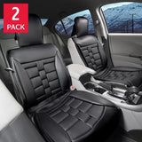 Alpena Black Padded Universal Fit Luxury Seat Cover, 2-pack product image 1