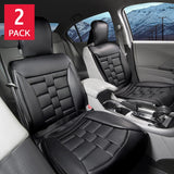 Alpena Black Padded Universal Fit Luxury Seat Cover, 2-pack product image 2