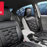 Alpena Black Padded Universal Fit Luxury Seat Cover, 2-pack product image 3