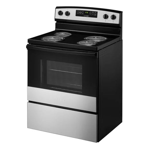 Amana 30 in. 4.8 cu ft. Electric 4 Element Range with Bake Assist