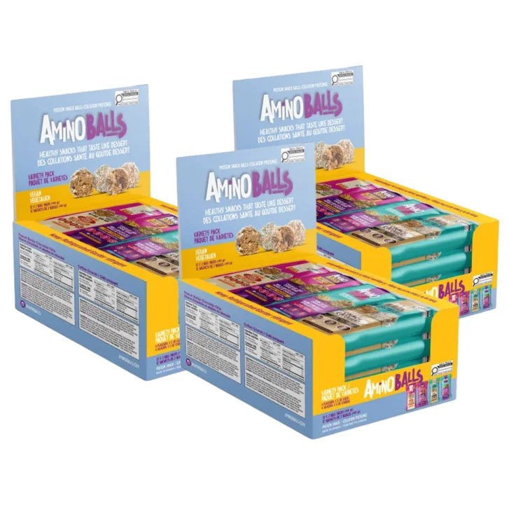 Amino Balls Vegan Protein Variety Pack, 36 x 40 g product image 1