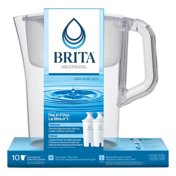 Brita Champlain 2.4 L (10-cup) Pitcher with 2 Filters product image 1
