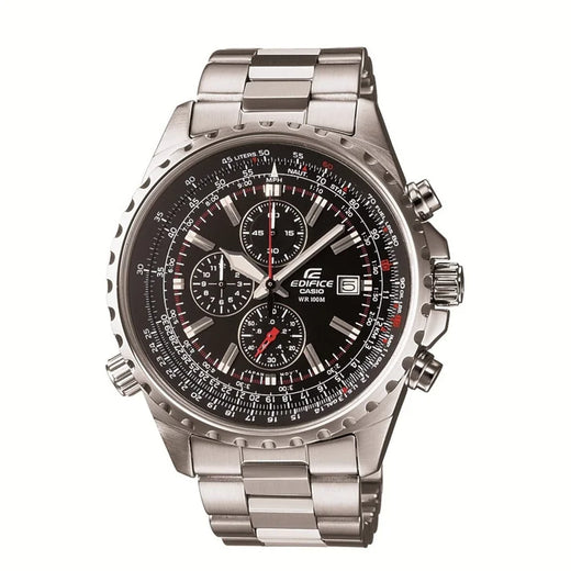 Casio Edifice Black Dial Men's Watch