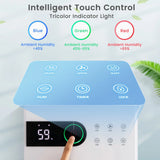 32 Pints Dehumidifier with Sleep Mode and 24H Timer for Home Basement-White product image
