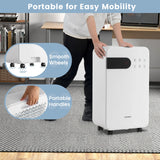 32 Pints Dehumidifier with Sleep Mode and 24H Timer for Home Basement-White product image