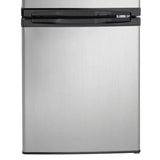 Danby Designer 3.1 cu. ft. Dual Door Compact Fridge with Freezer in Stainless-steel Look product image 5