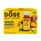 DOSE Organic Ginger Daily Booster shots, ENERGY pack, 24 x 60 mL (2 fl oz) product image 3