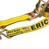 Erickson 8.2 m (27 ft.) Ratchet Strap with Double J Hooks 2-pack product image 4