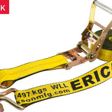 Erickson 8.2 m (27 ft.) Ratchet Strap with Double J Hooks 2-pack product image 6