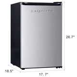 Frigidaire 19 in. 2.5 cu ft. Stainless Steel Look Compact Refrigerator with Reversible Door product image 4
