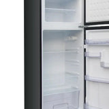 Frigidaire 7.5 cu ft Black Retro Top Mount Refrigerator with Classic Chrome Handle product image 6
