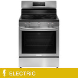 Frigidaire Gallery 30 in 5.3 cu ft. Stainless Steel Electric 5-Burner Range with Total Convection product image 2