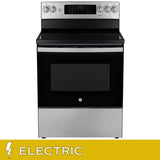 GE 30 in. 5.0 cu. ft. Electric Convection Range with No-Preheat Air Fry product image 3
