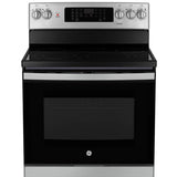 GE 30 in. 5.0 cu. ft. Electric Convection Range with No-Preheat Air Fry product image 5
