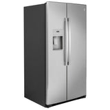 GE 36 in. 25.1 cu.ft. Stainless Steel Side-by-Side Refrigerator with FrostGuard Technology product image 2