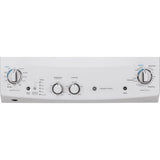 GE White 2.6 cu. ft. (I.E.C) Washer and 4.4 cu. ft. Dryer Gas Laundry Center product image 4
