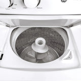 GE White 27 in. 4.4 cu. ft. Washer and 5.9 cu. ft. Dryer Laundry Centre product image 6