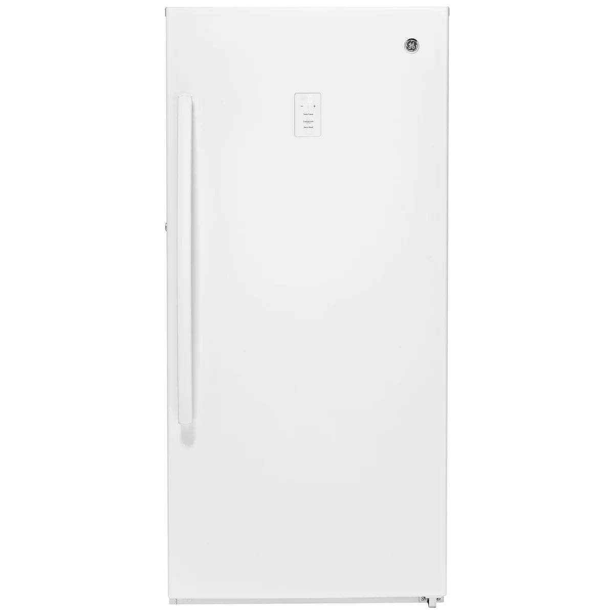 GE White 29 in 14.1 cu. ft. Frost-free Upright Freezer product image 1