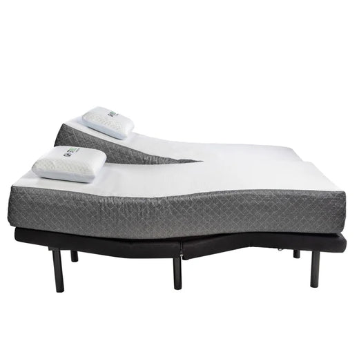 Ghostbed by Nature's Sleep 28 cm (11 in.) Gel Memory Foam Mattress with Adjustable Base