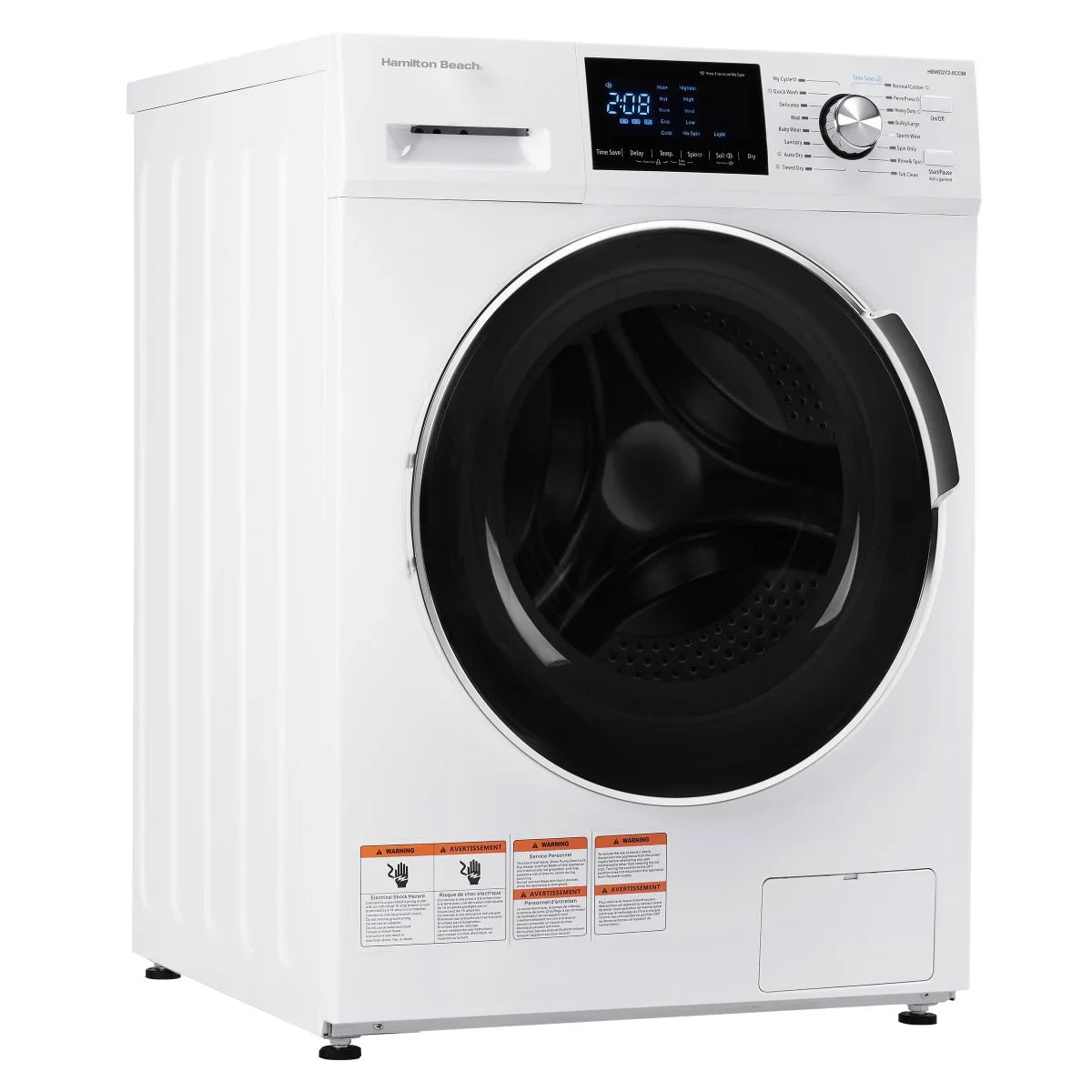 Hamilton Beach 24 in. 3.1 cu. ft. All-in-one Ventless Washer Dryer Combo product image 3