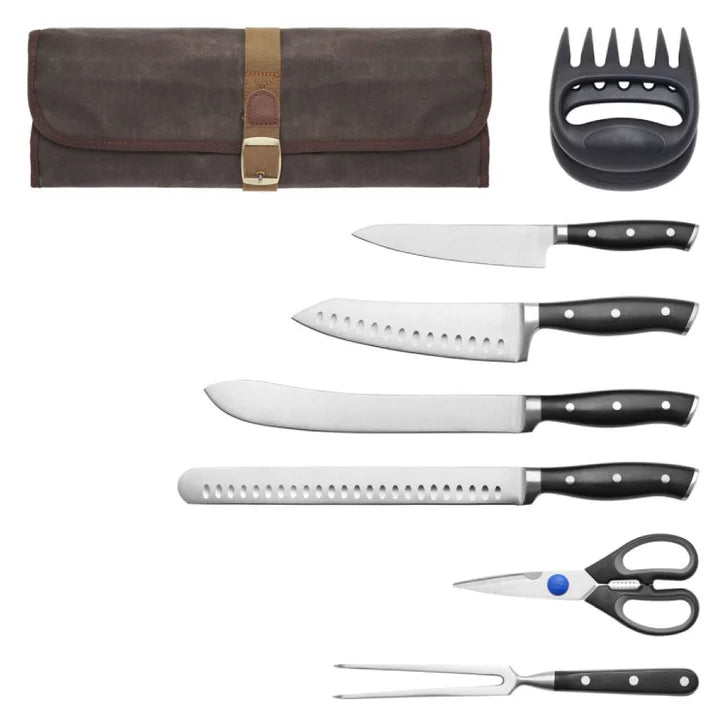 Henckels Forged Accent Knife Roll Set, 9-piece product image 1
