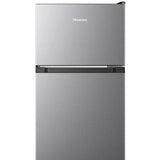 Hisense 19in. 4.4 cu. ft Stainless Steel Look Compact Top Mount Refrigerator product image 5