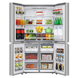 Hisense 31.5 in. 17 cu. ft. Stainless Steel Counter Depth 4-Door Refrigerator with Triple-Zone Function product image 3