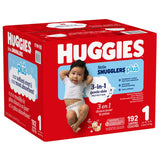 Huggies Little Snugglers Plus Diapers, Sizes 1 - 2 product image 2