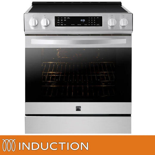 Kenmore 30 in. 5 cu ft. Stainless Steel Digital Control Induction Range with True Convection and Air Fry