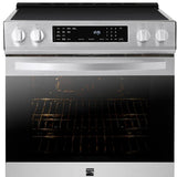 Kenmore 30 in. 5 cu ft. Stainless Steel Digital Control Induction Range with True Convection and Air Fry product image 4
