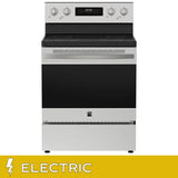 Kenmore 30 in. 5 cu ft. Stainless Steel Electric 4 Burner True Convection Range with Air Fry product image 1
