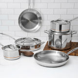 Kirkland Signature 5-ply Clad Stainless Cookware Set, 10-pieces product image 2