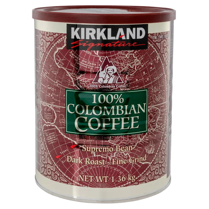 Kirkland Signature Dark Colombian Ground Coffee, 1.36 kg product image 1