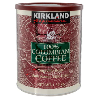 Kirkland Signature Dark Colombian Ground Coffee, 1.36 kg