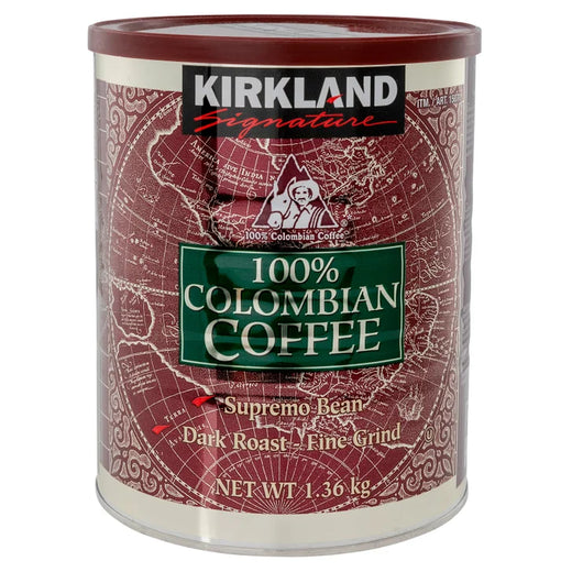 Kirkland Signature Dark Colombian Ground Coffee, 1.36 kg