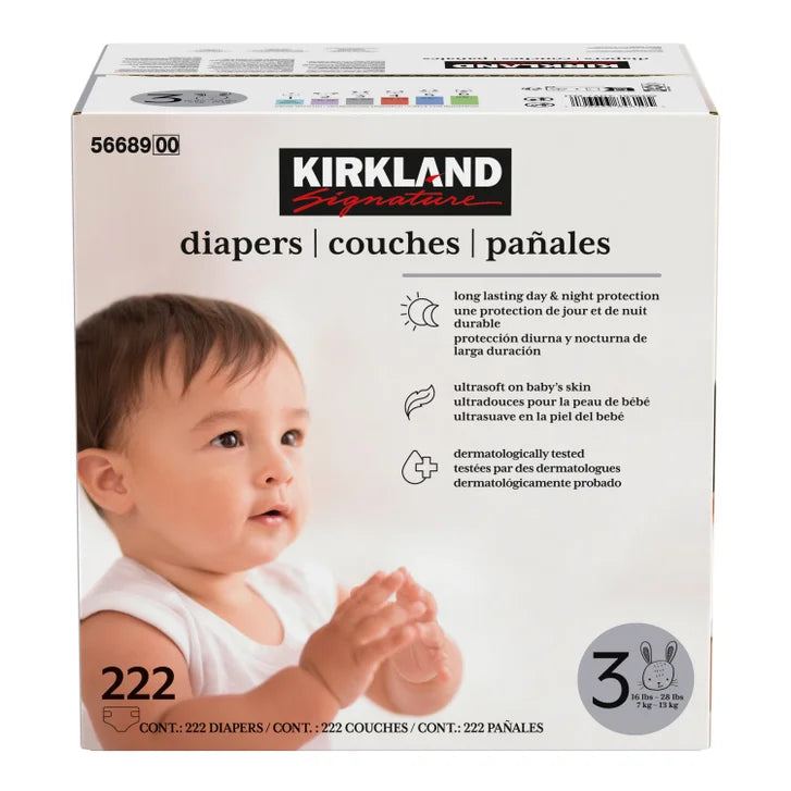 Kirkland Signature Diapers, Sizes 3 - 6 product image 1