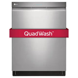 LG 24 in. Stainless-steel Built-in Top Control Dishwasher with Adjustable Third-level Rack product image 1