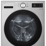 LG 27 in. 5.8 cu ft. Graphite Steel Front Load Washer with AI DD and TurboWash product image 6