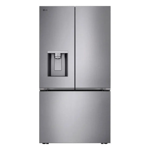 LG 36 in. 24 cu ft. Prime Silver Counter Depth MAX French Door Refrigerator with Ice and Water Dispenser