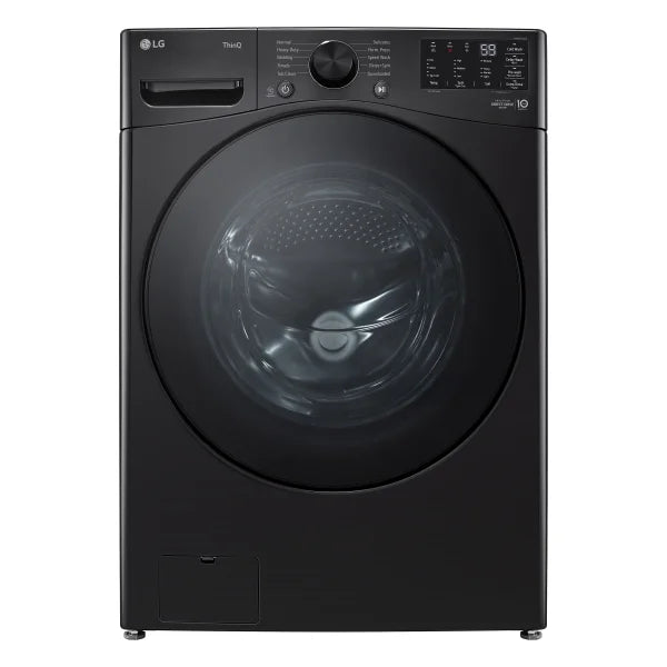LG 5.2 cu ft. Midnight Black Smart Front Load Washer with AI Direct Drive