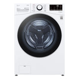 LG 5.2 cu ft. White Front Load Steam Washer with ThinQ Technology and Wi-Fi Enabled product image 1