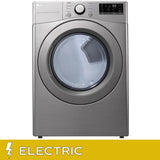 LG 7.4 cu ft. Graphite Steel Electric Ultra Large Capacity Dryer with SmartDiagnosis product image 2