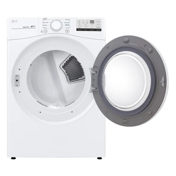 LG 7.4 cu ft. White Electric Dryer with Sensor Dry product image 3