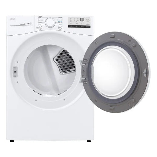 LG 7.4 cu ft. White Electric Dryer with Sensor Dry