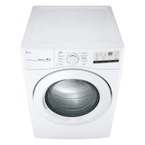 LG 7.4 cu ft. White Electric Dryer with Sensor Dry product image 4
